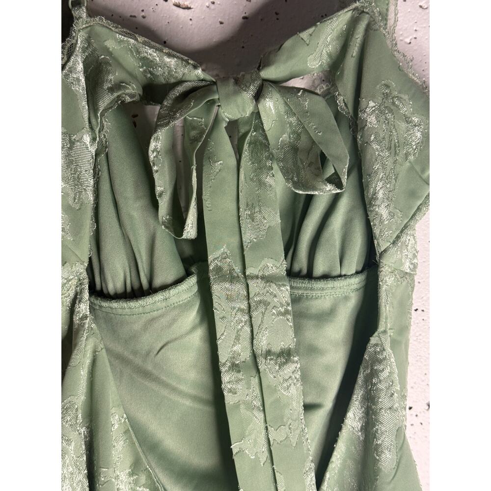 No Boundaries Womens Juniors Satin Jacquard Mini Dress Size XXS (0) NWT - Picture 9 of 9
